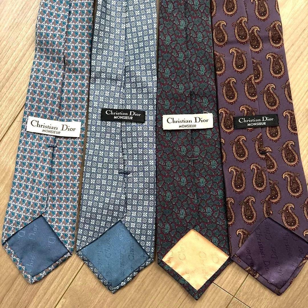 Christian Dior ネクタイ 4本セット 新品
