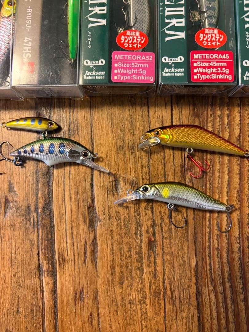 値引、渓流ミノー　9個セット　メテオーラ　Dコンタクト
