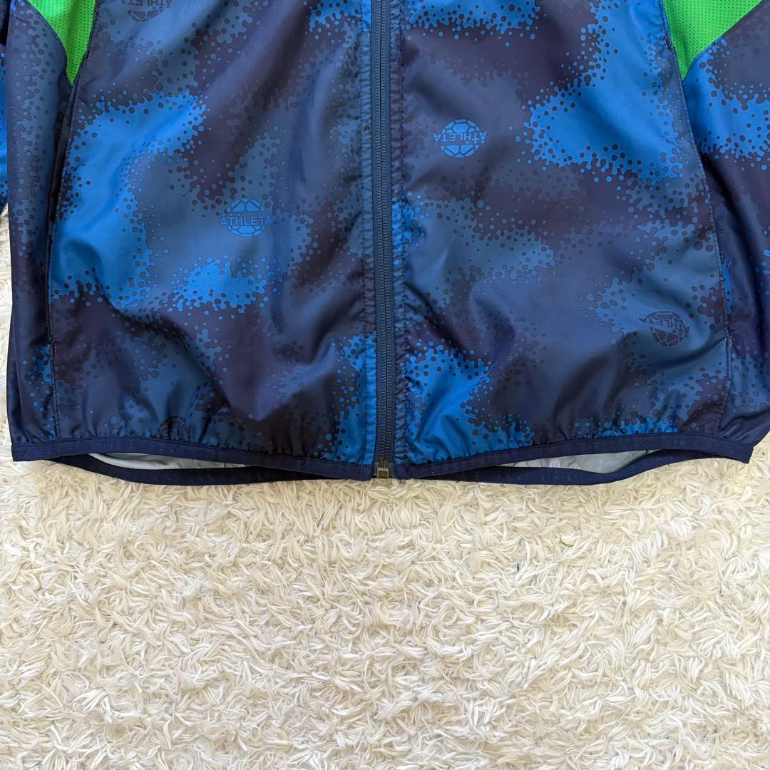 極美品　ATHLETA ピステ・ウィンドブレーカー Sサイズ　上下　フード付き