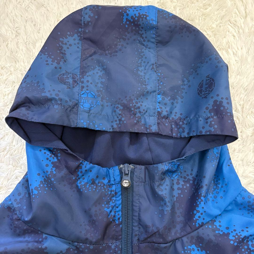 極美品　ATHLETA ピステ・ウィンドブレーカー Sサイズ　上下　フード付き