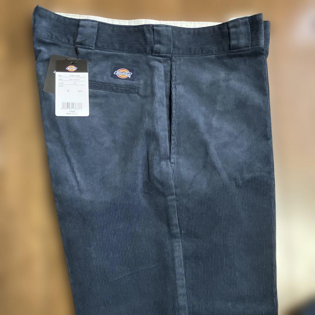 ディッキーズ Dickies コーデュロイパンツ 874 w36 ネイビー　新品
