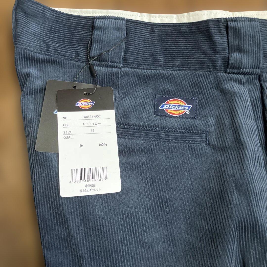 ディッキーズ Dickies コーデュロイパンツ 874 w36 ネイビー　新品