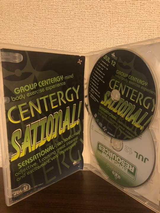 Group Centergy JUL12 CD DVD コリオシートMOSSA