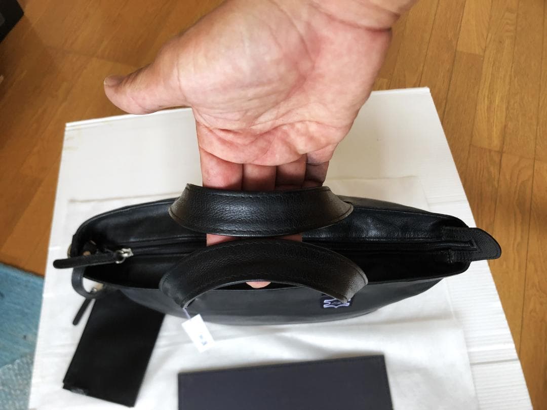 美品　ポーター　リンク　トート　バッグ　S　ポーチ　レザー　タンカー　ビジネス
