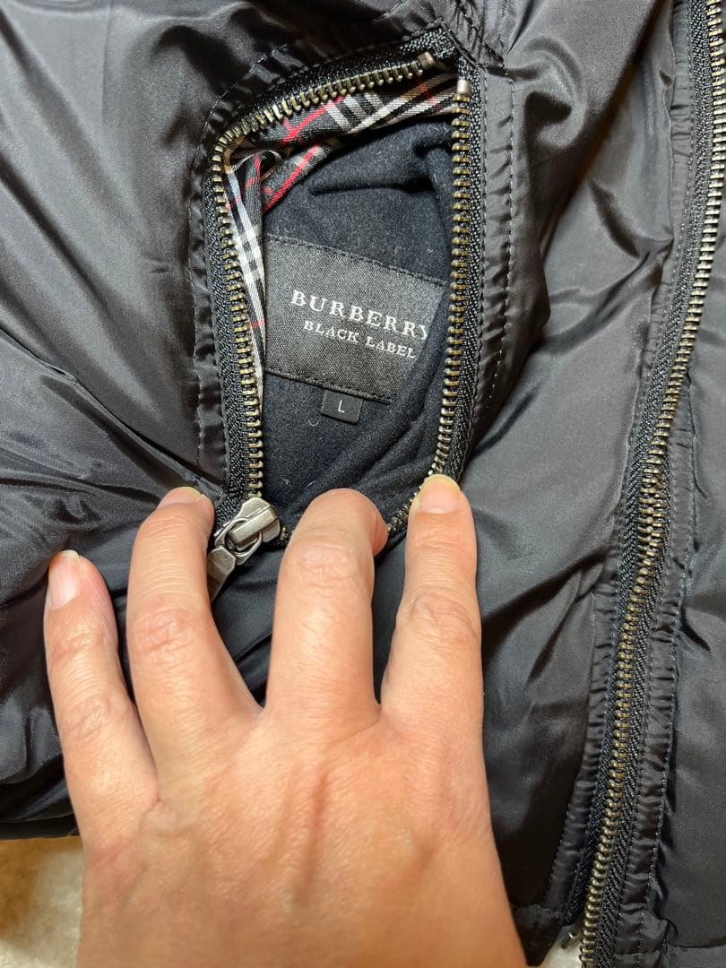 Burberry グレー ダウンベスト