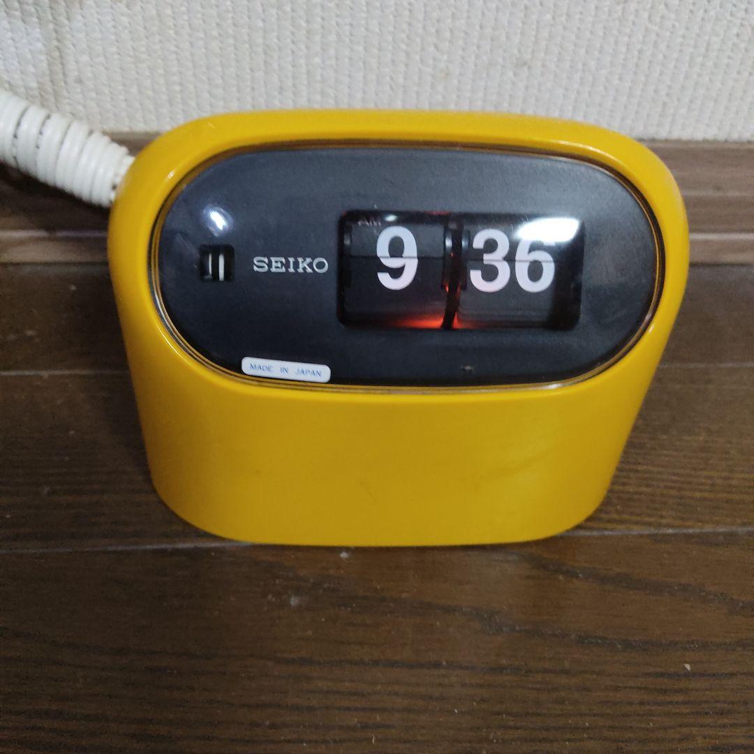わ*け様 【パラパラ式時計】seiko SD-502Y 黄色
