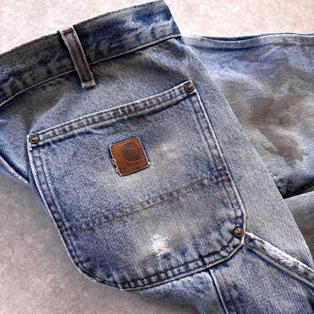 パンツ Carhartt Double Knee Denim Painter Pants