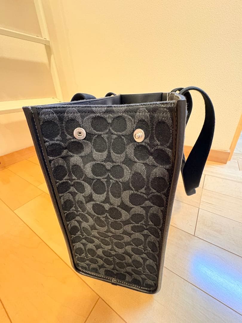 美品※スミス ラージ トート バッグ・シグネチャー デニム