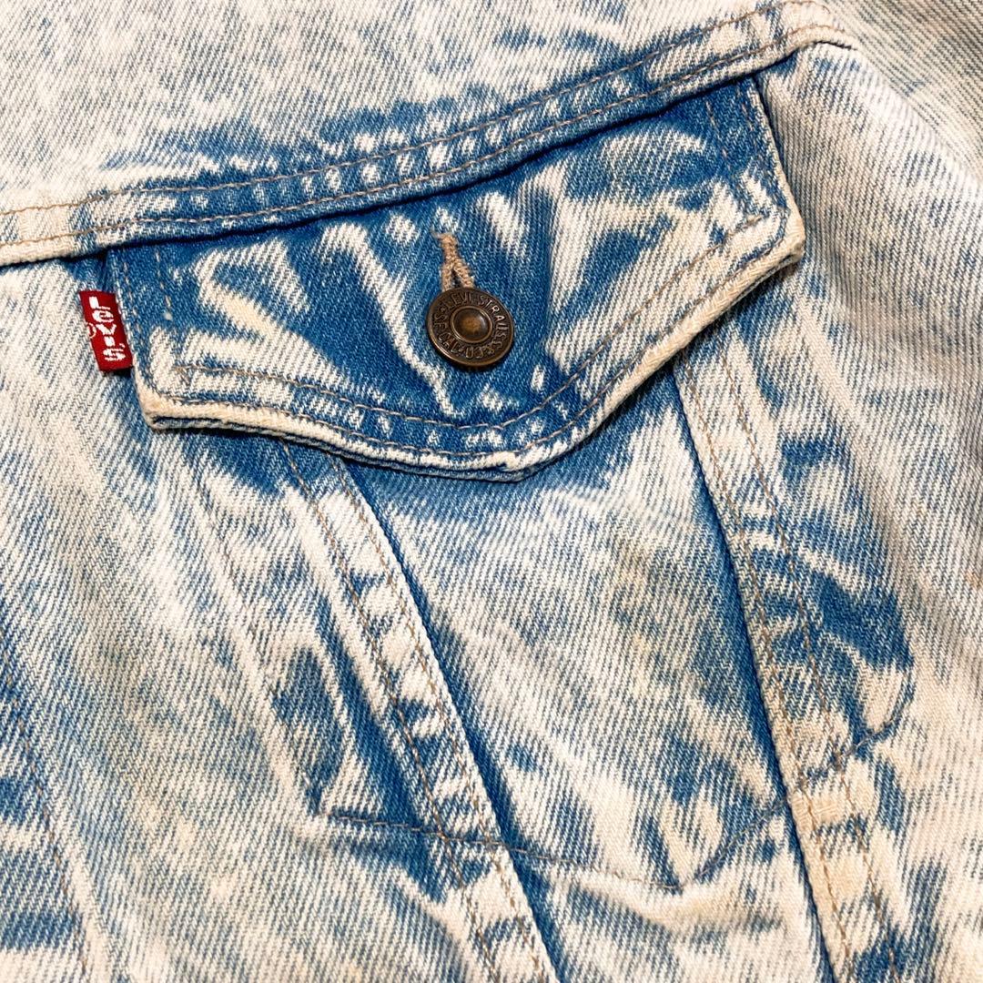 《激レア》リーバイス Levi's☆デニムジャケット M ブルー JK398