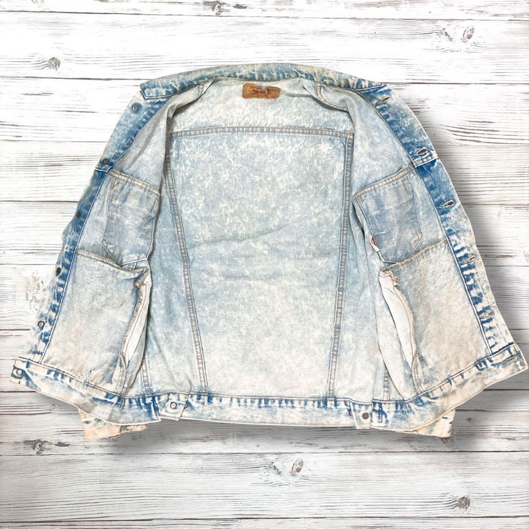 《激レア》リーバイス Levi's☆デニムジャケット M ブルー JK398