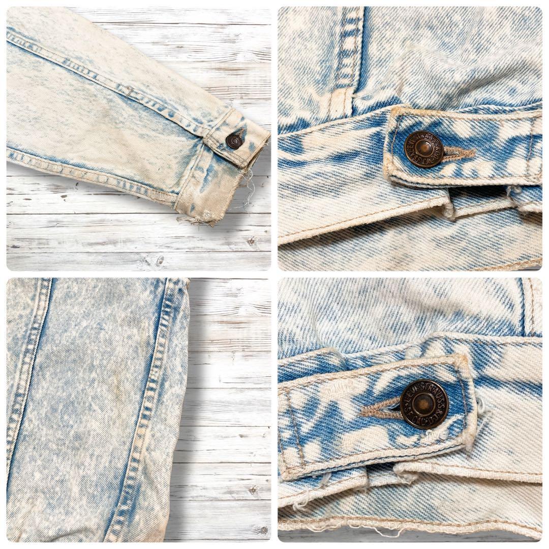 《激レア》リーバイス Levi's☆デニムジャケット M ブルー JK398