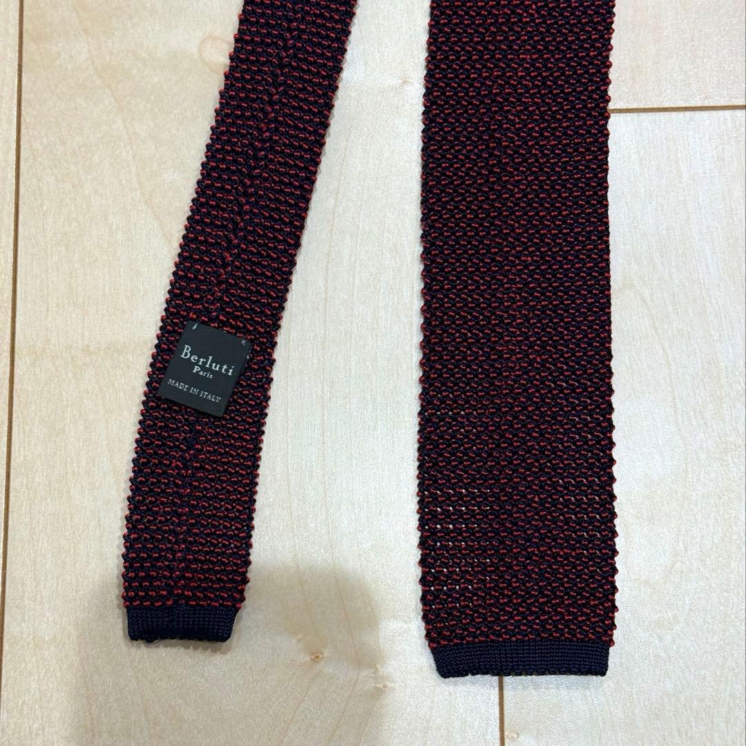 Berlutiベルルッティ ニットタイ　ネクタイ