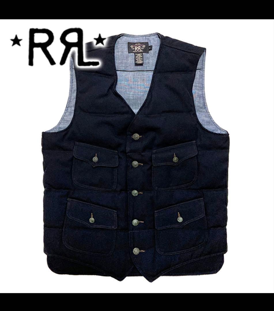 【極美品】 double RL down vest ベスト