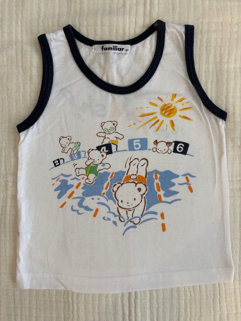 ファミリア　familiar Tシャツ　タンクトップ　80 男の子