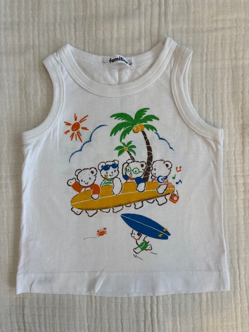 ファミリア　familiar Tシャツ　タンクトップ　80 男の子