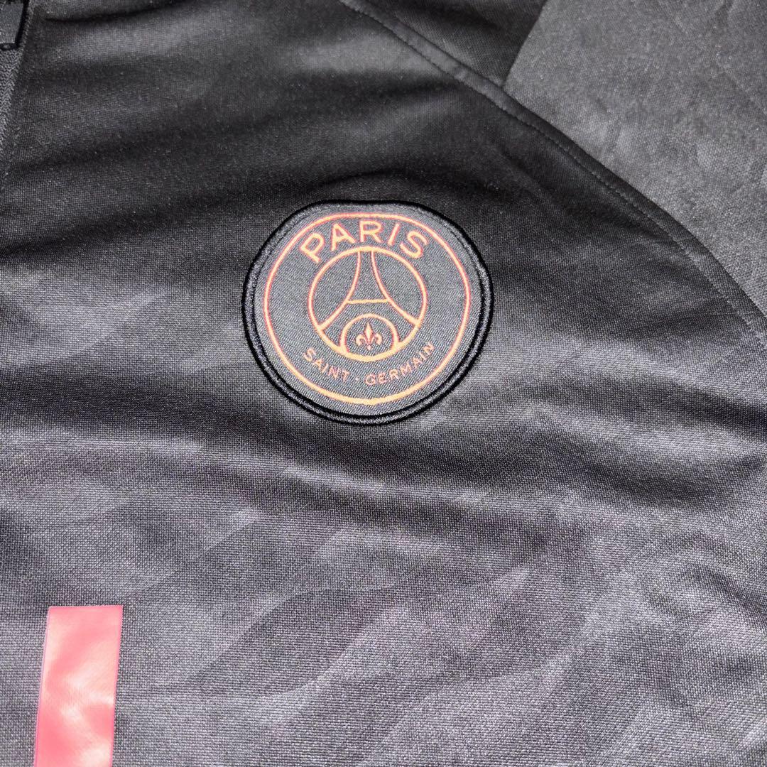 PARIS SAINT GERMAIN NIKE XLドリルトップ　黒　ピンク