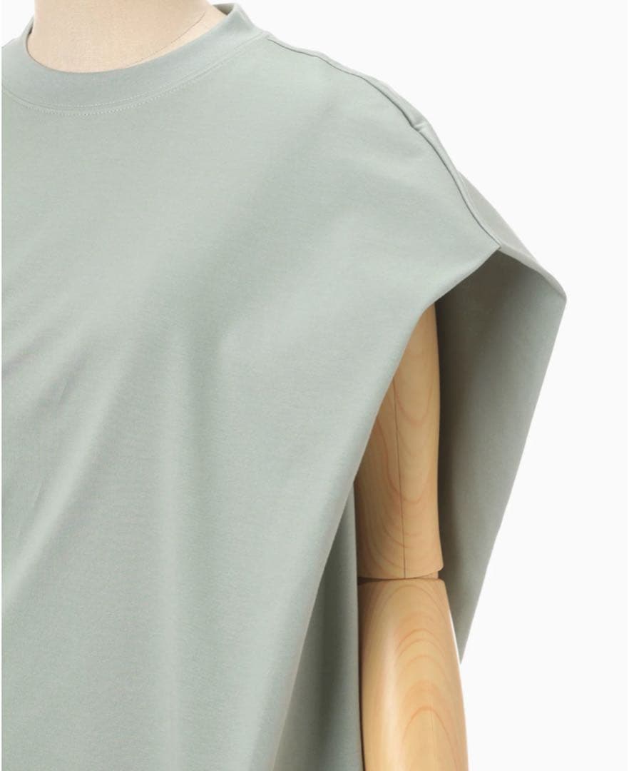 ワンピース Cotton Jersey Asymmetric Dress - grey