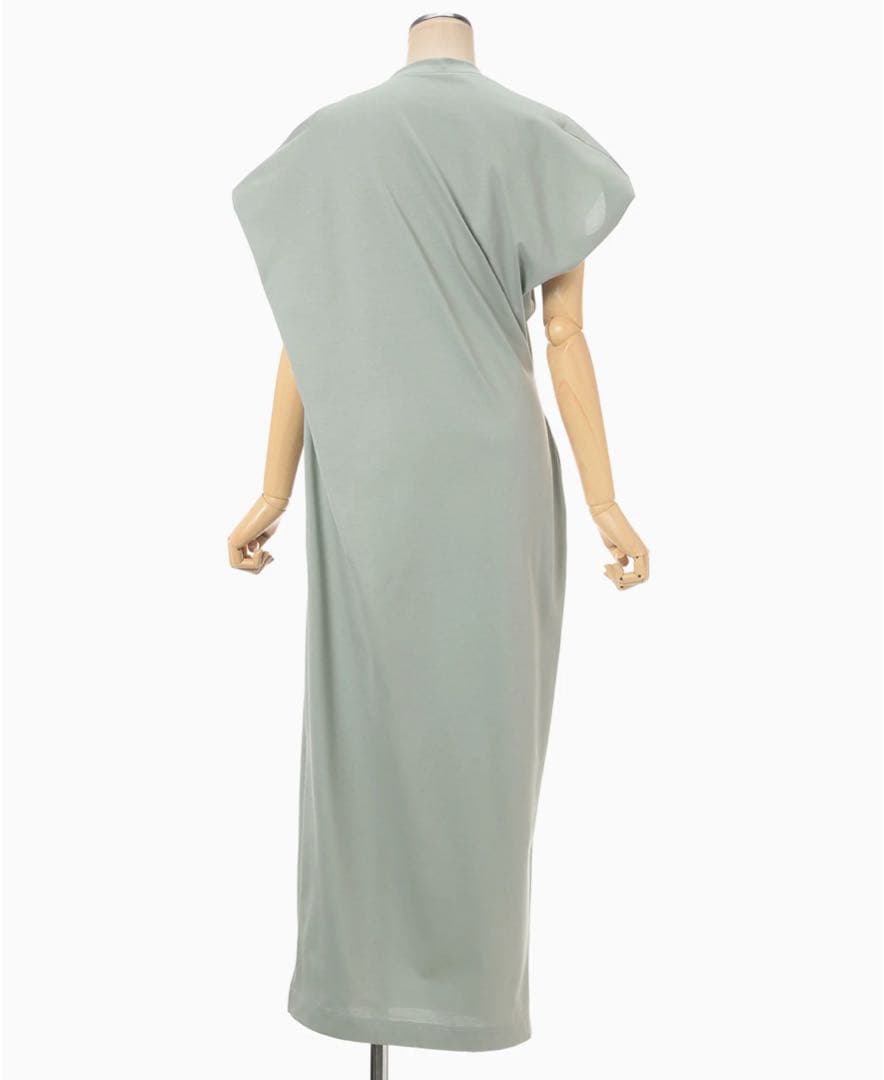 ワンピース Cotton Jersey Asymmetric Dress - grey