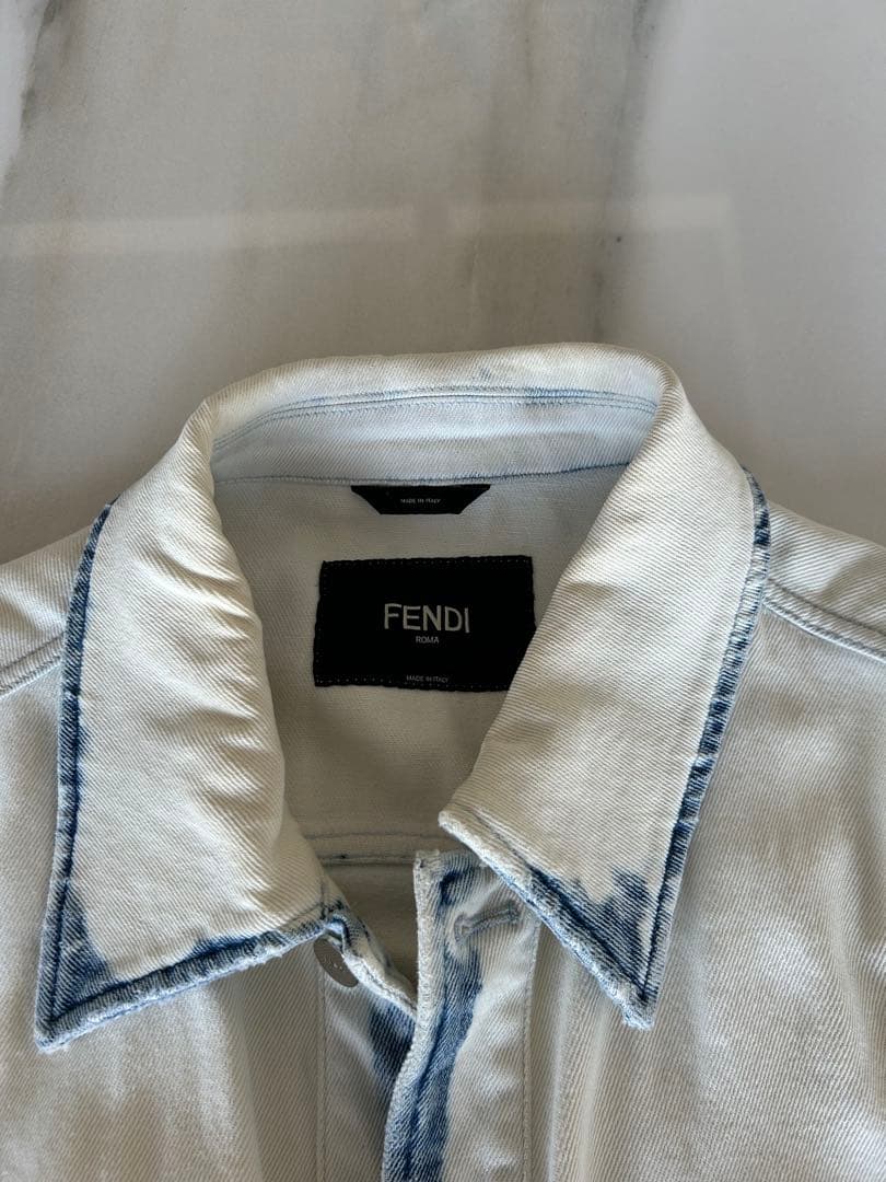 FENDI ブリーチ ズッカ トラッカージャケット デニムジャケット