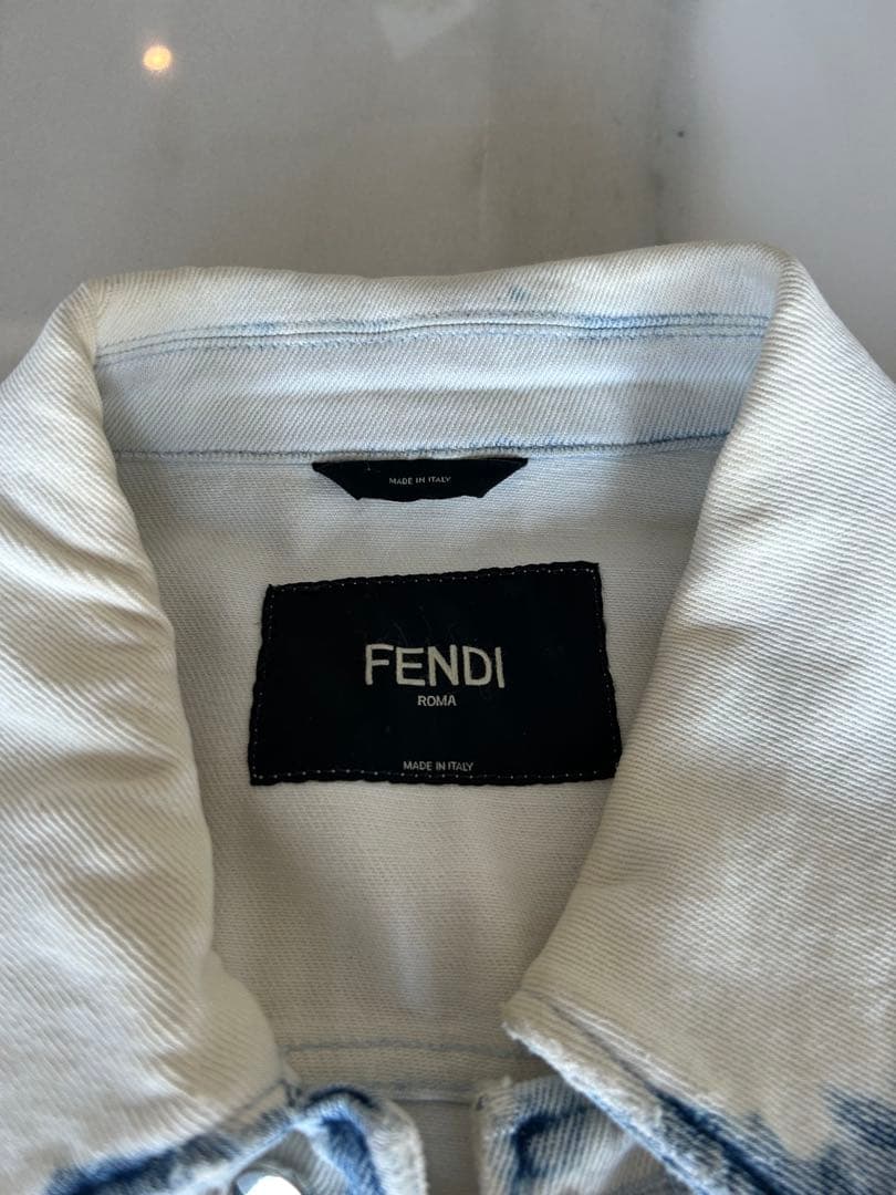 FENDI ブリーチ ズッカ トラッカージャケット デニムジャケット