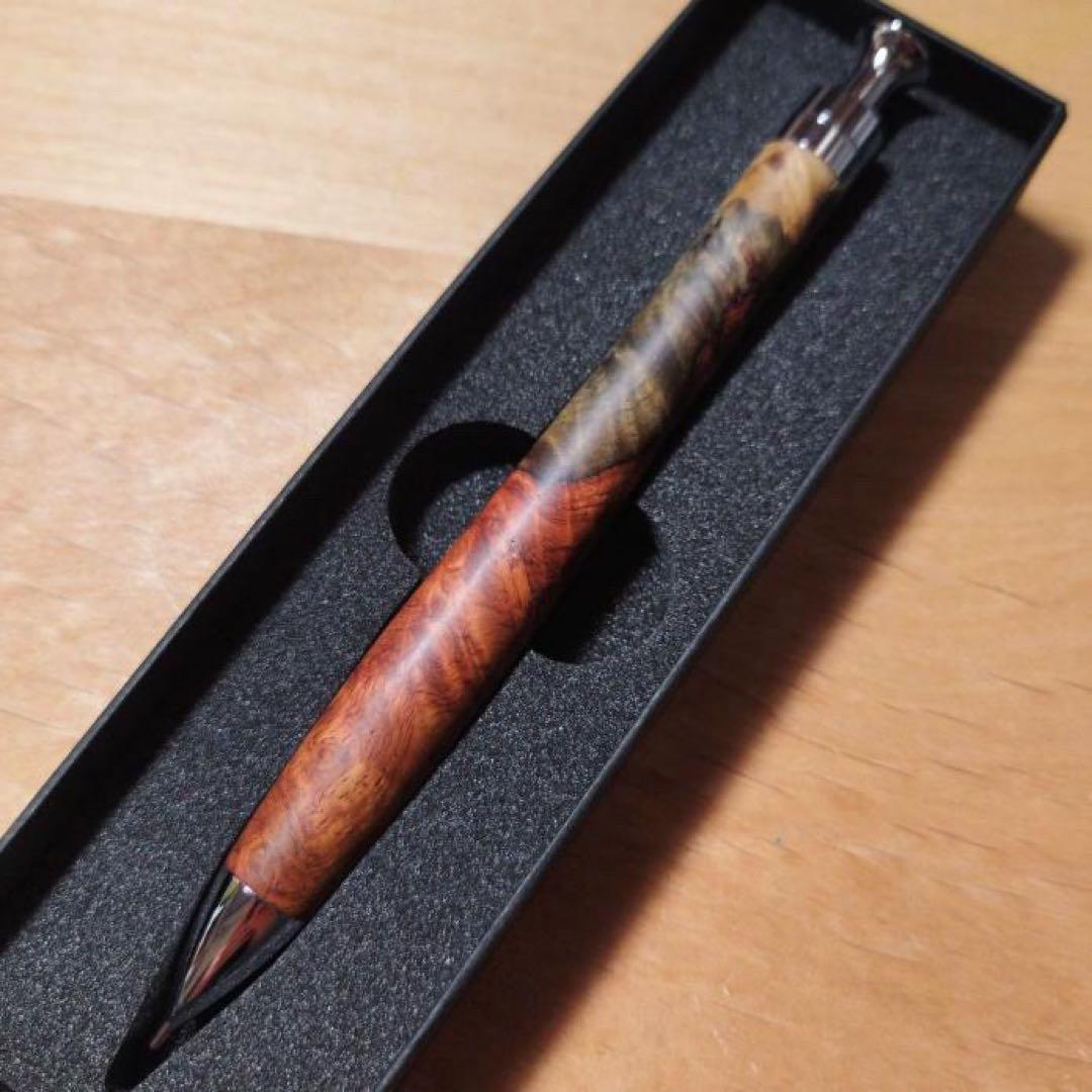 こぶた工房　極上花梨瘤　トルコロールシャープペンシル