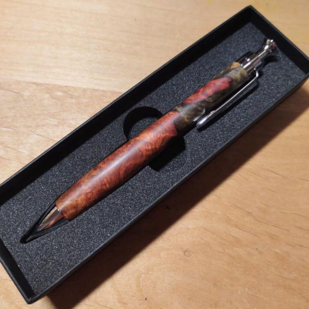 こぶた工房　極上花梨瘤　トルコロールシャープペンシル