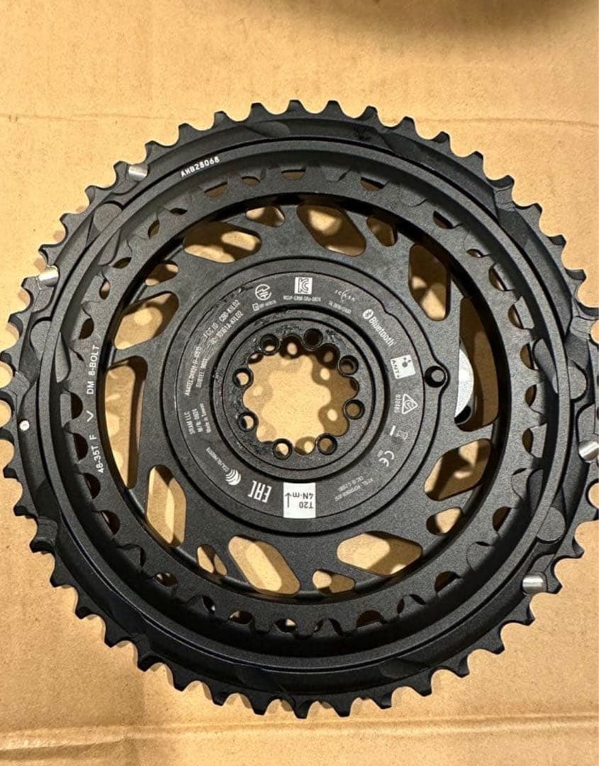 SRAM RED AXS D1 48/35T パワーメーター チェーンリング