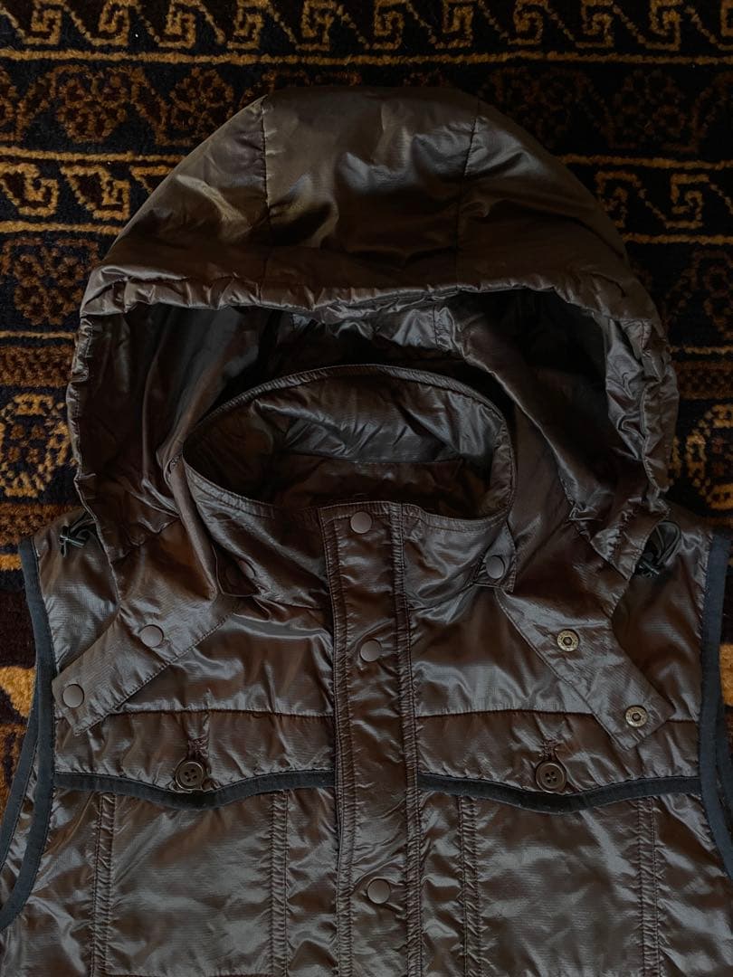 名作 UNDERCOVER HIGH TECK NYLON HOOD VEST