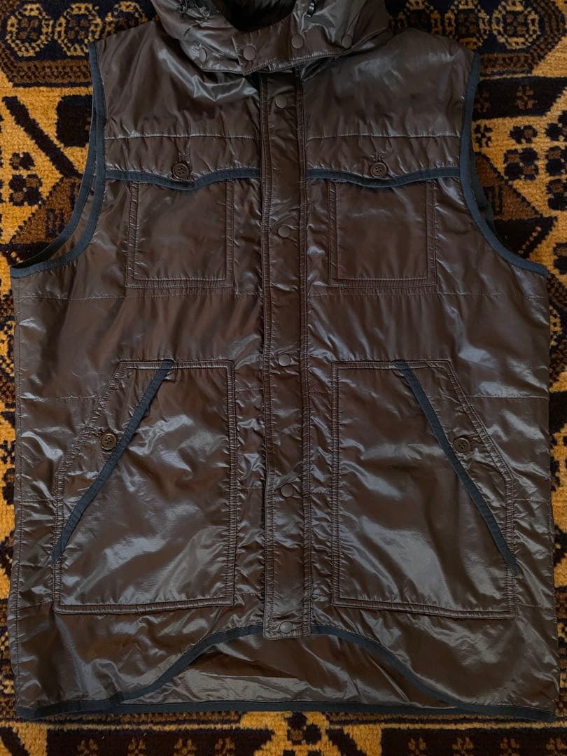 名作 UNDERCOVER HIGH TECK NYLON HOOD VEST