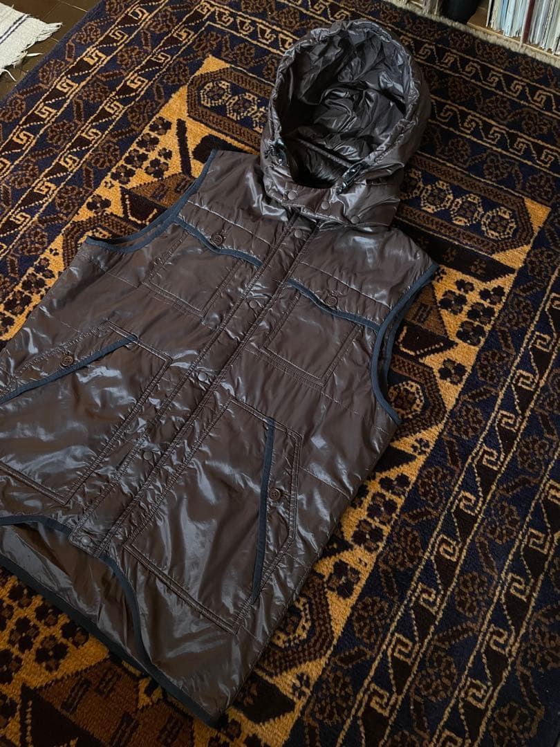 名作 UNDERCOVER HIGH TECK NYLON HOOD VEST