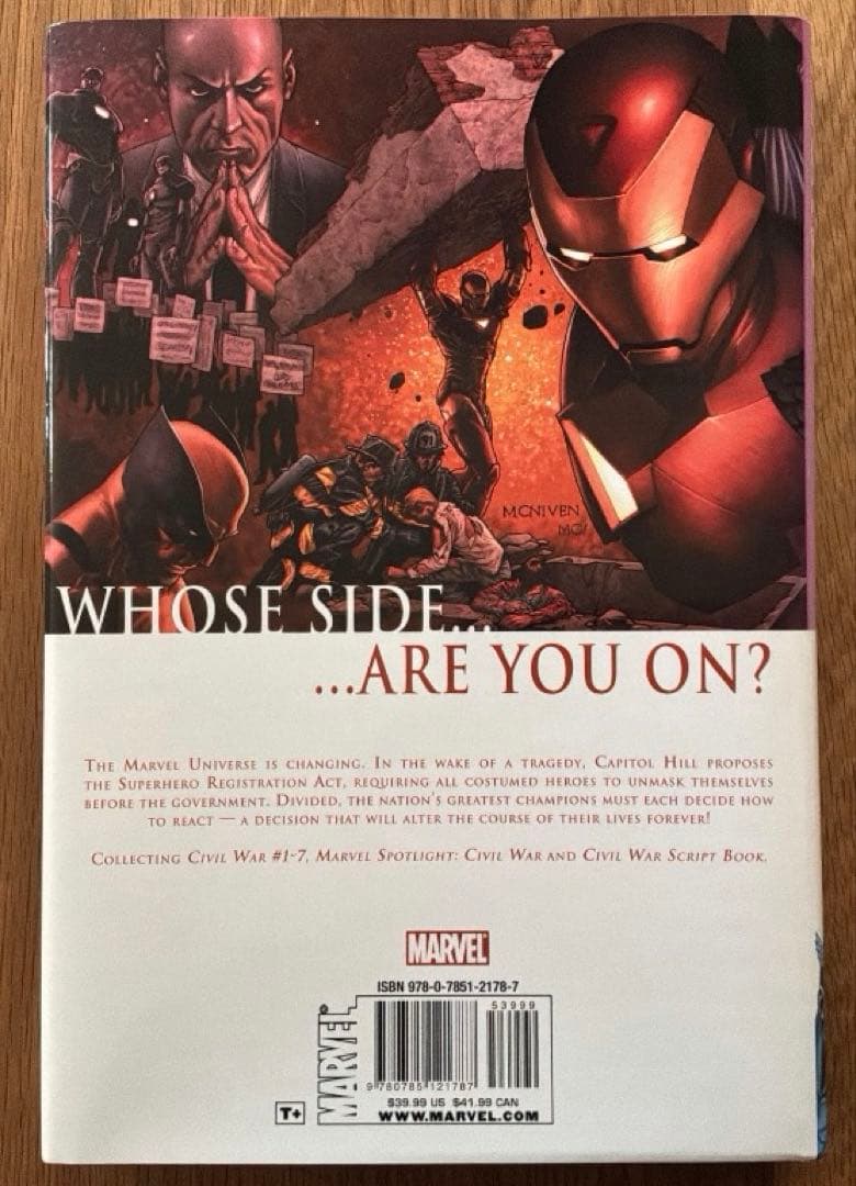 値下げ❗️Civil War ハードカバー CaptainAmerica アメコミ