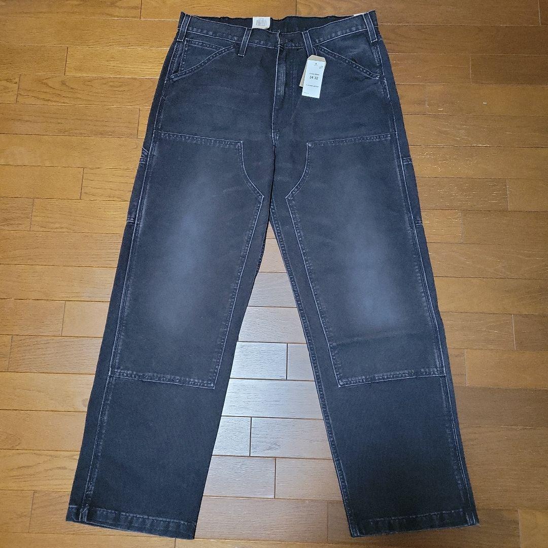 Levi's 568™︎ ルーズストレート ダブルニー　ブラック　34×32