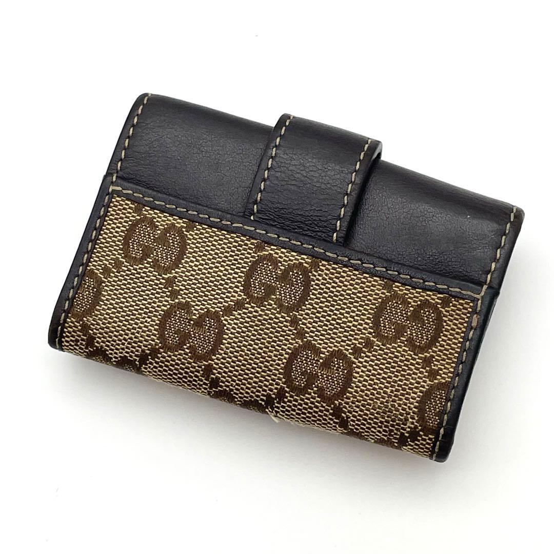 GUCCI キーケース　シェリー　6連　GGキャンバス