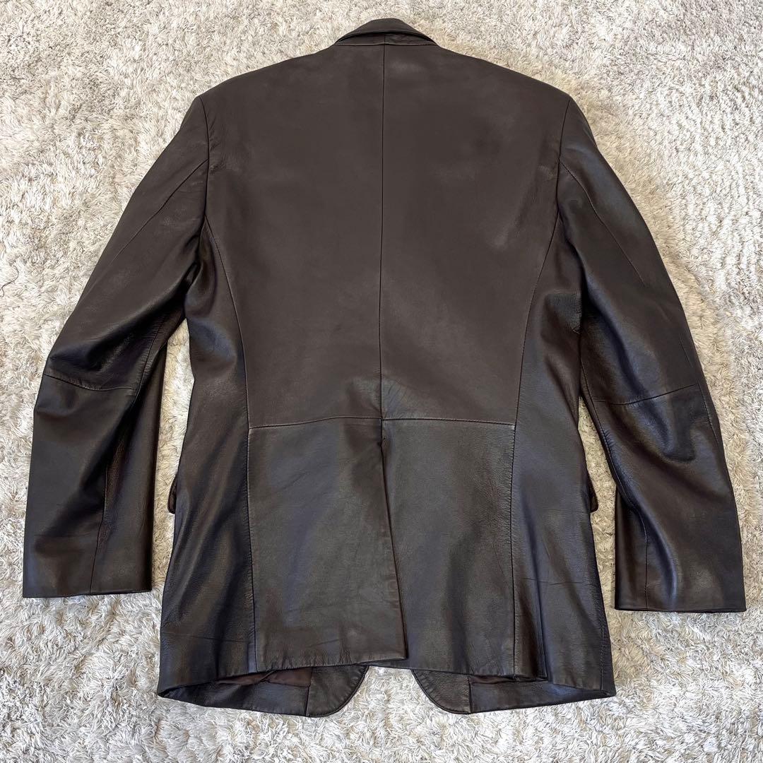90s Paul Smith 羊革 レザー テーラードジャケット ビンテージ M