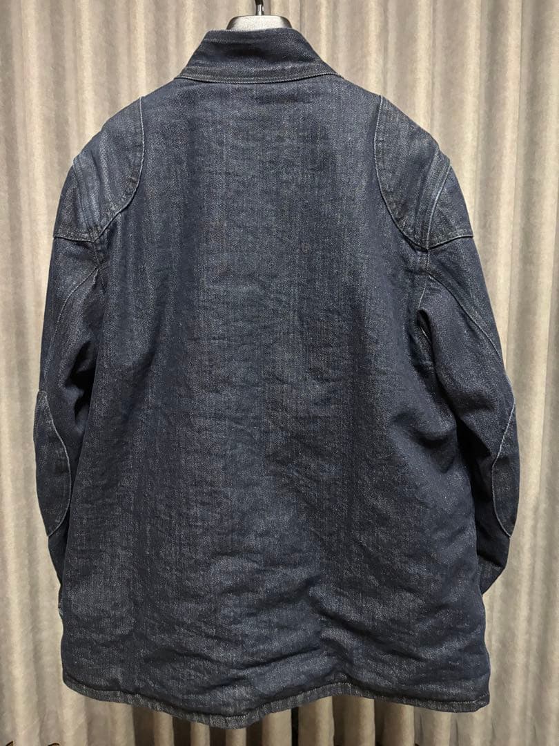 児島ジーンズ　エアロゲルライダースジャケット　INDIGO