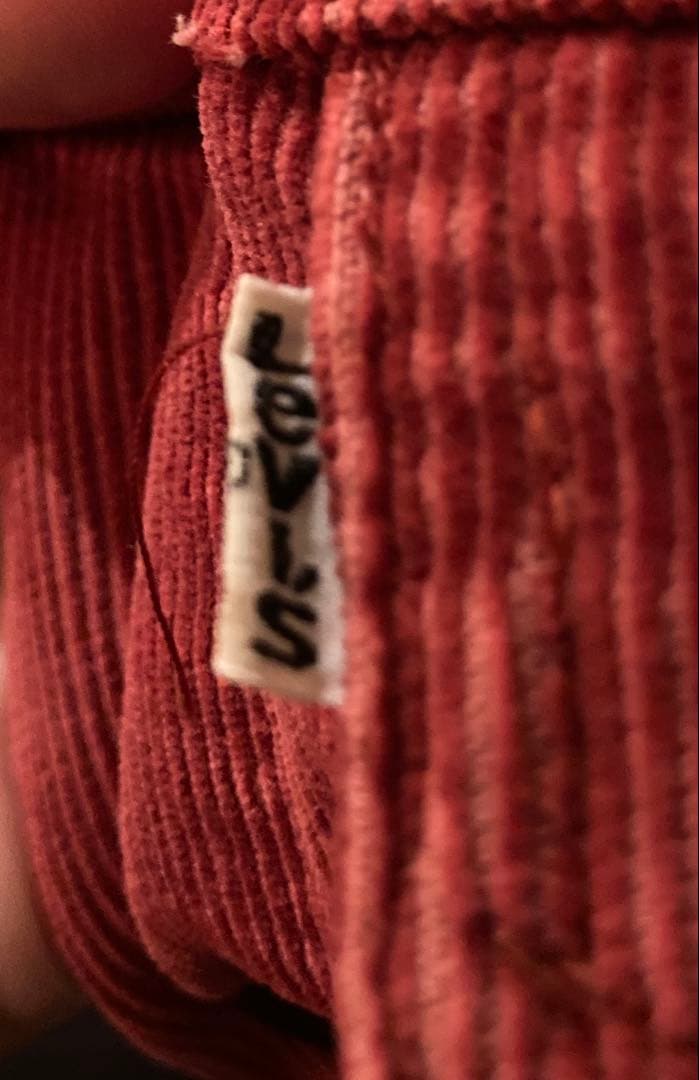 Levi’s 70505 コーデュロイジャケット 煉瓦色 赤色42 70年代