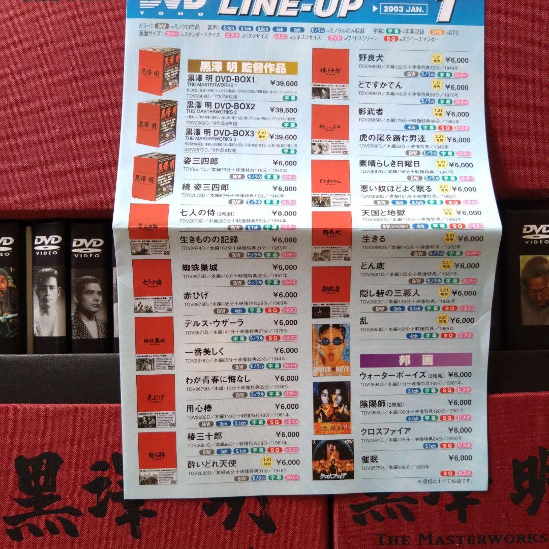 黒澤明 The Masterworks DVD ボックスセット