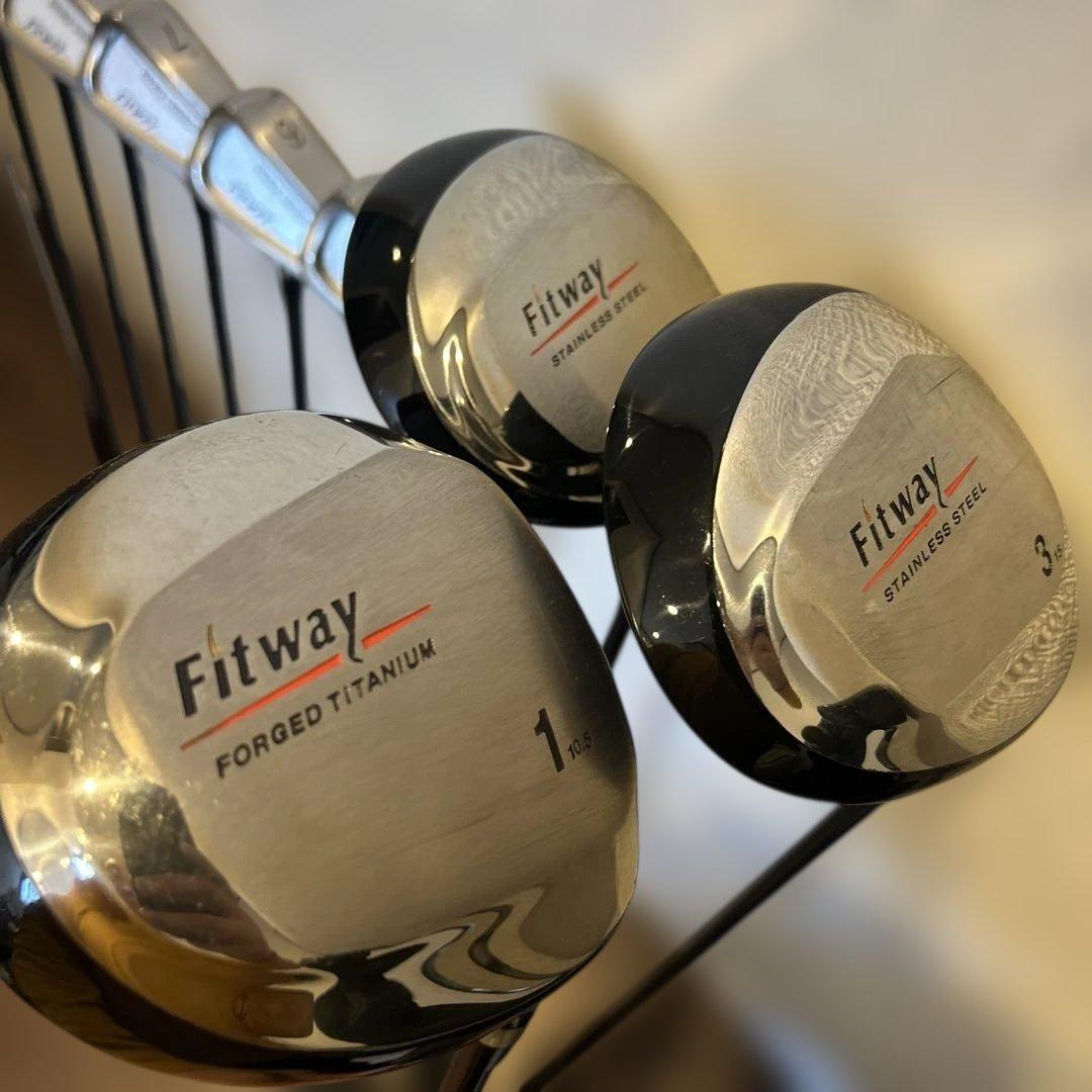 初心者おすすめセット　FitWay メンズ R １２本　右利き　ゴルフセット
