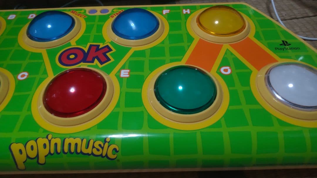 ポップンミュージック コントローラー 静音化 メンテ済 PS専用