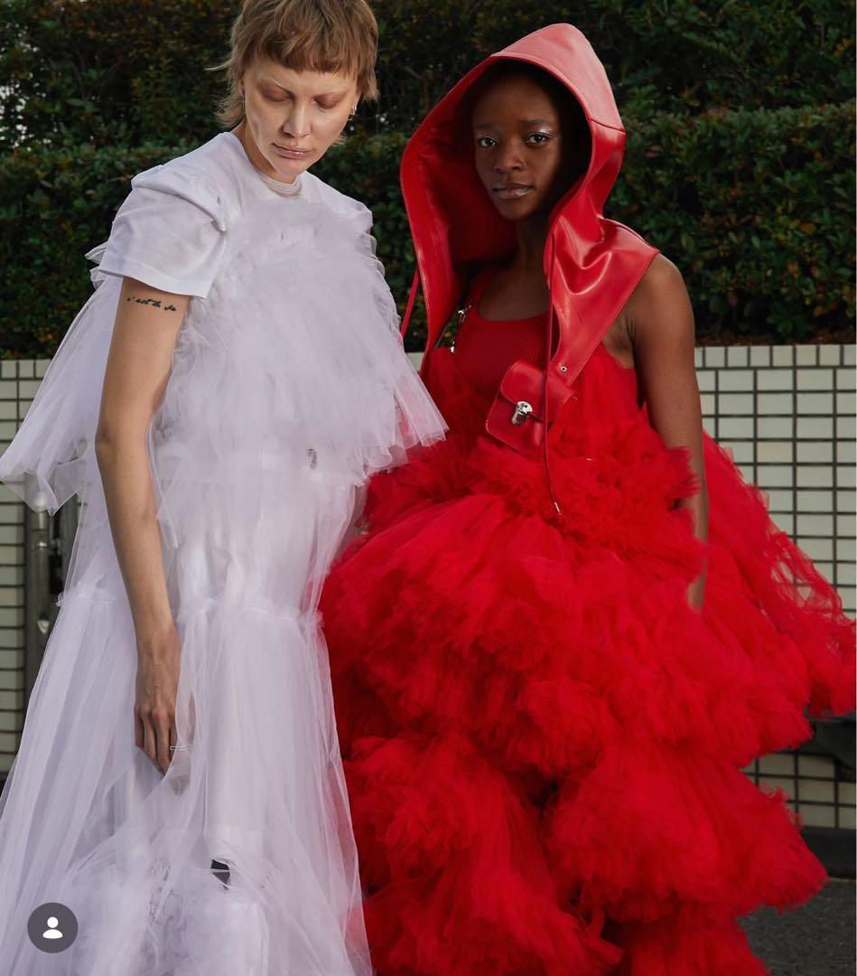 noir kei ninomiya ノワールケイニノミヤ チュール ドレス