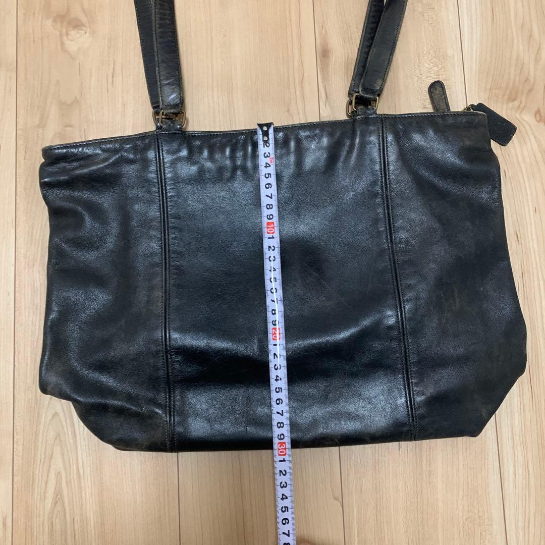old coach レザー トートバッグ　vintage
