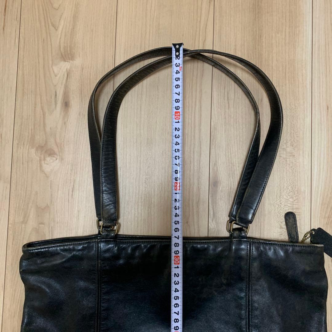 old coach レザー トートバッグ　vintage
