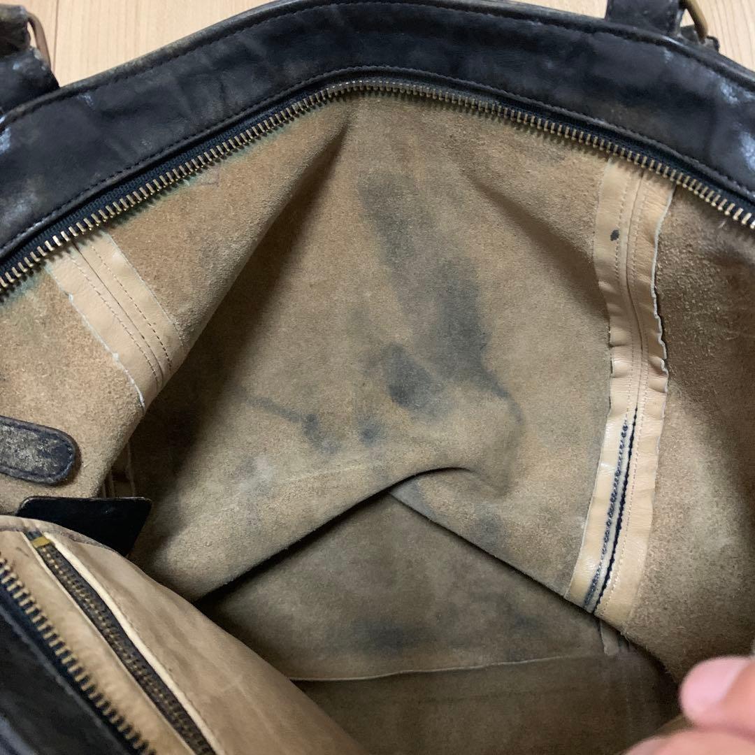 old coach レザー トートバッグ　vintage