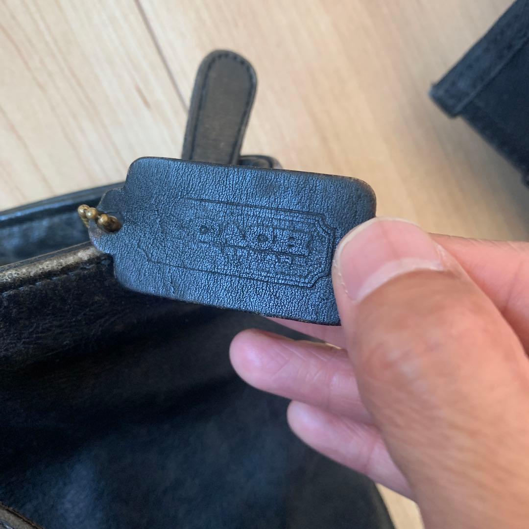 old coach レザー トートバッグ　vintage