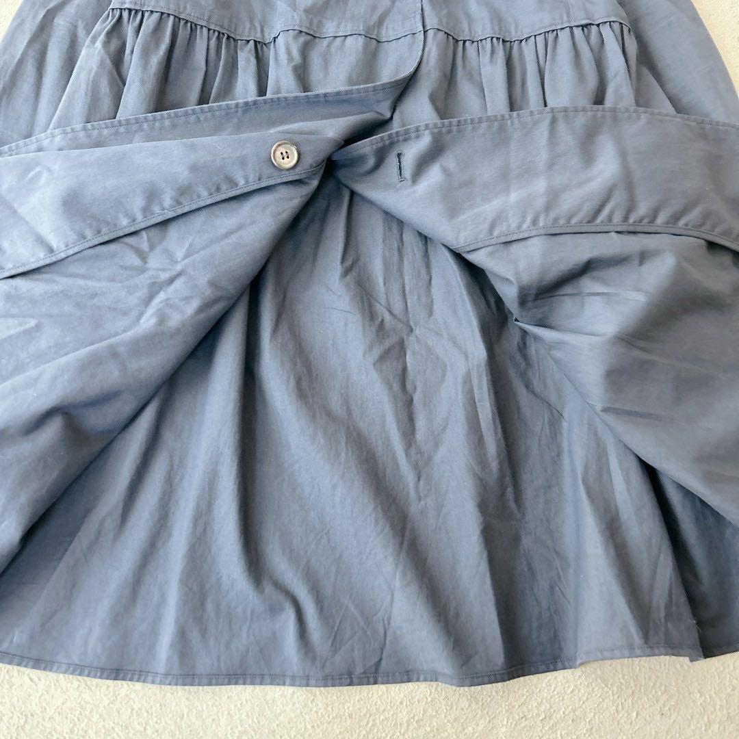 美品✨マックスマーラ　シャツワンピース　トレンチ　ダブル　2way ネイビー
