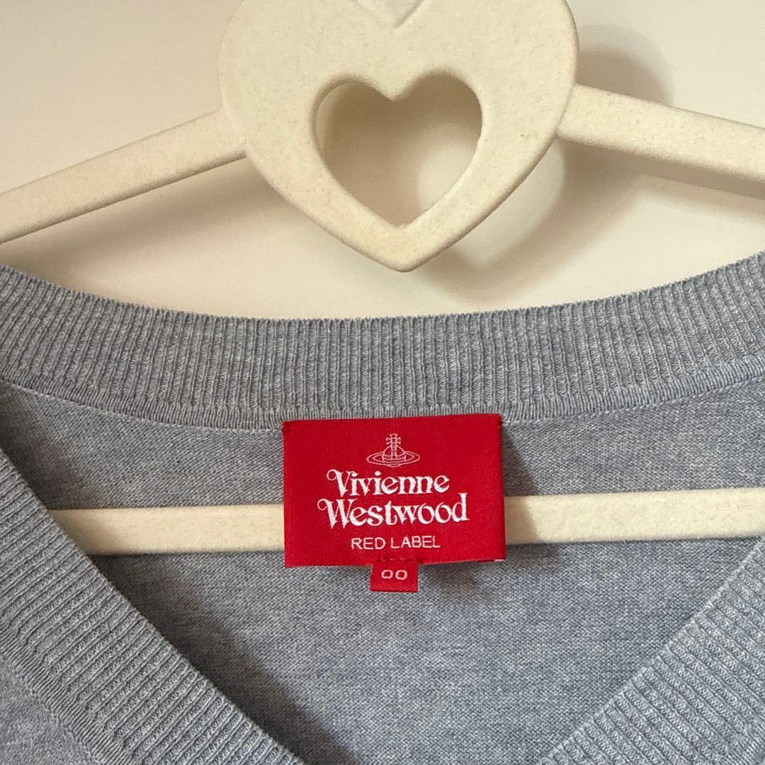 Vivienne Westwood グレー ロングニットワンピース