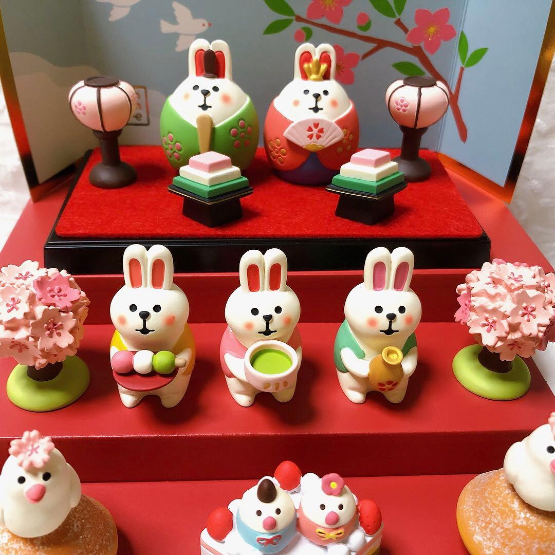 匿名　新品　未使用　コンコンブル うさぎ　ひな祭り　お花見