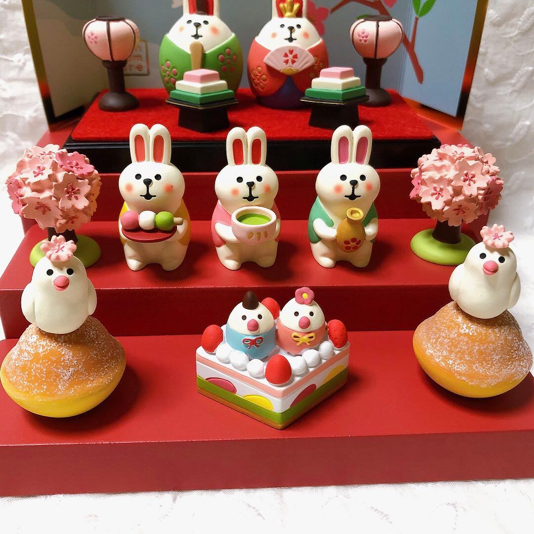 匿名　新品　未使用　コンコンブル うさぎ　ひな祭り　お花見