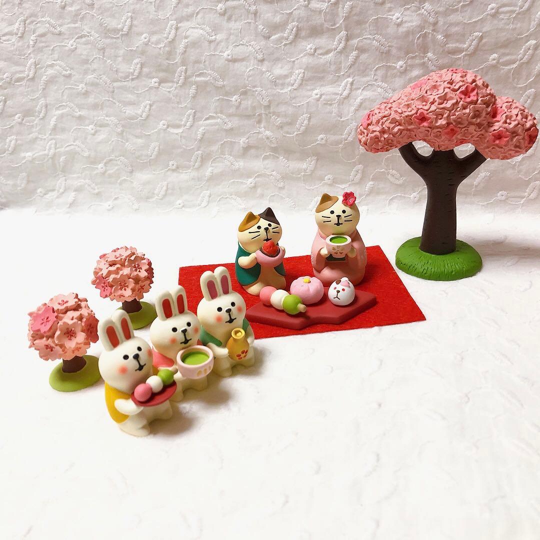 匿名　新品　未使用　コンコンブル うさぎ　ひな祭り　お花見