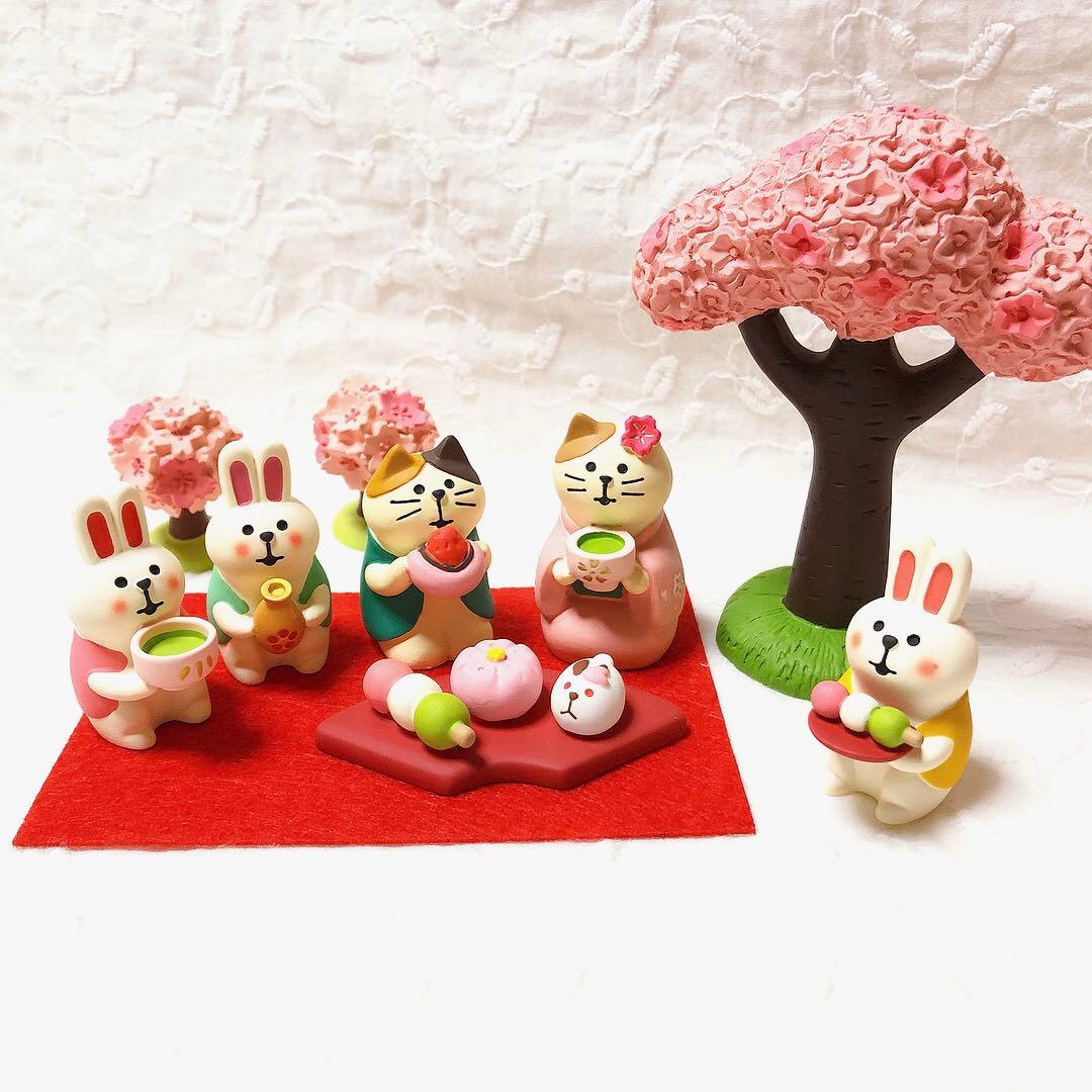 匿名　新品　未使用　コンコンブル うさぎ　ひな祭り　お花見